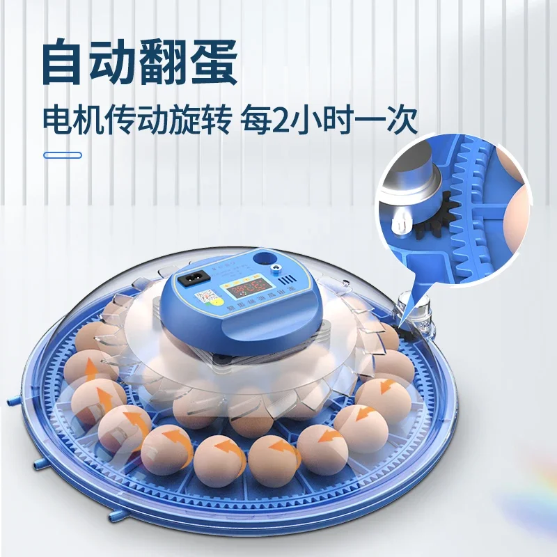 Rutin chicken incubator small flying saucer egg incubator small household intelligent incubator automatic chicken and duck