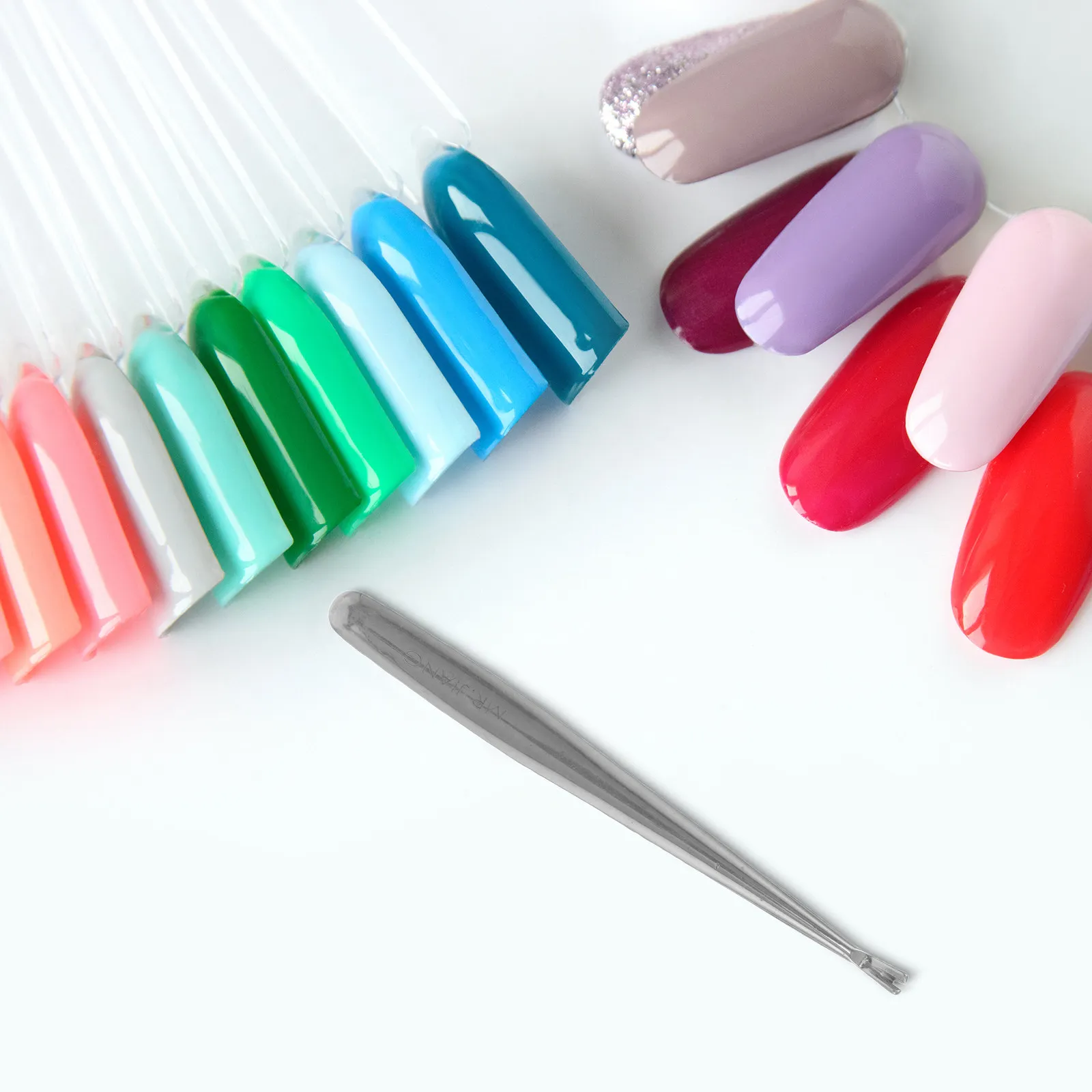 

5Pcs Metal Cuticle Pusher Tool Stainless Steel Cuticle Remover Fork Dual-Ended Dead Skin Nail Pusher for Home Travel Salon Use