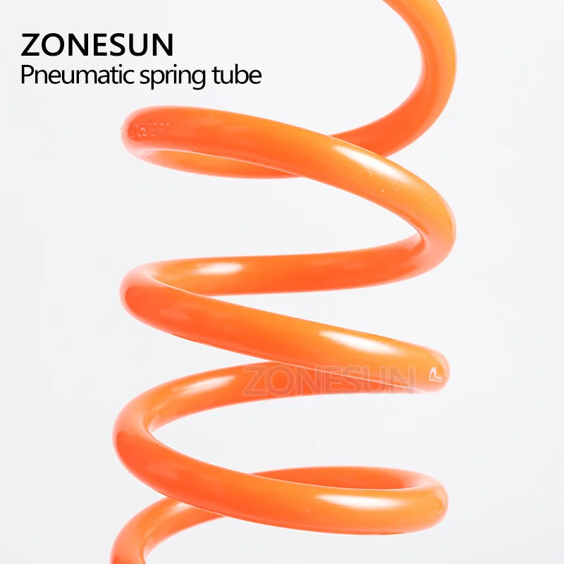 ZONESUN Air Pipes Fitting Sets Red Tube for Air Compressor Air Pipe Connector Fitting Tubing Fitting