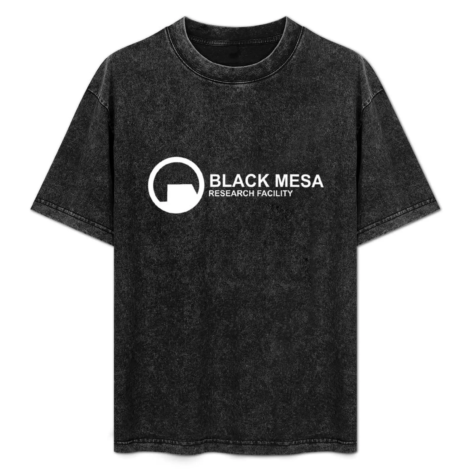 

Black Mesa Research Facility T-Shirt man t shirt cotton t shirts for man pack white T-Shirt
