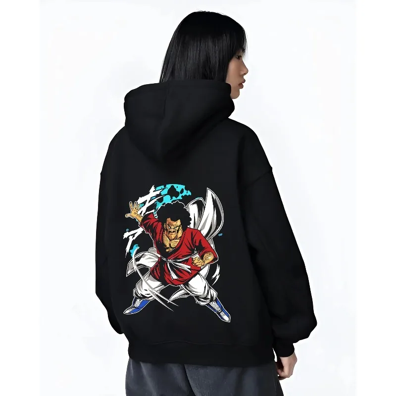 2025 لعبة دراغون بول الرجال هوديس الخريف الشتاء انمي ياباني السيد الشيطان الجرافيك الملابس Y2K البلوز 100% القطن الذكور Causalwear #2