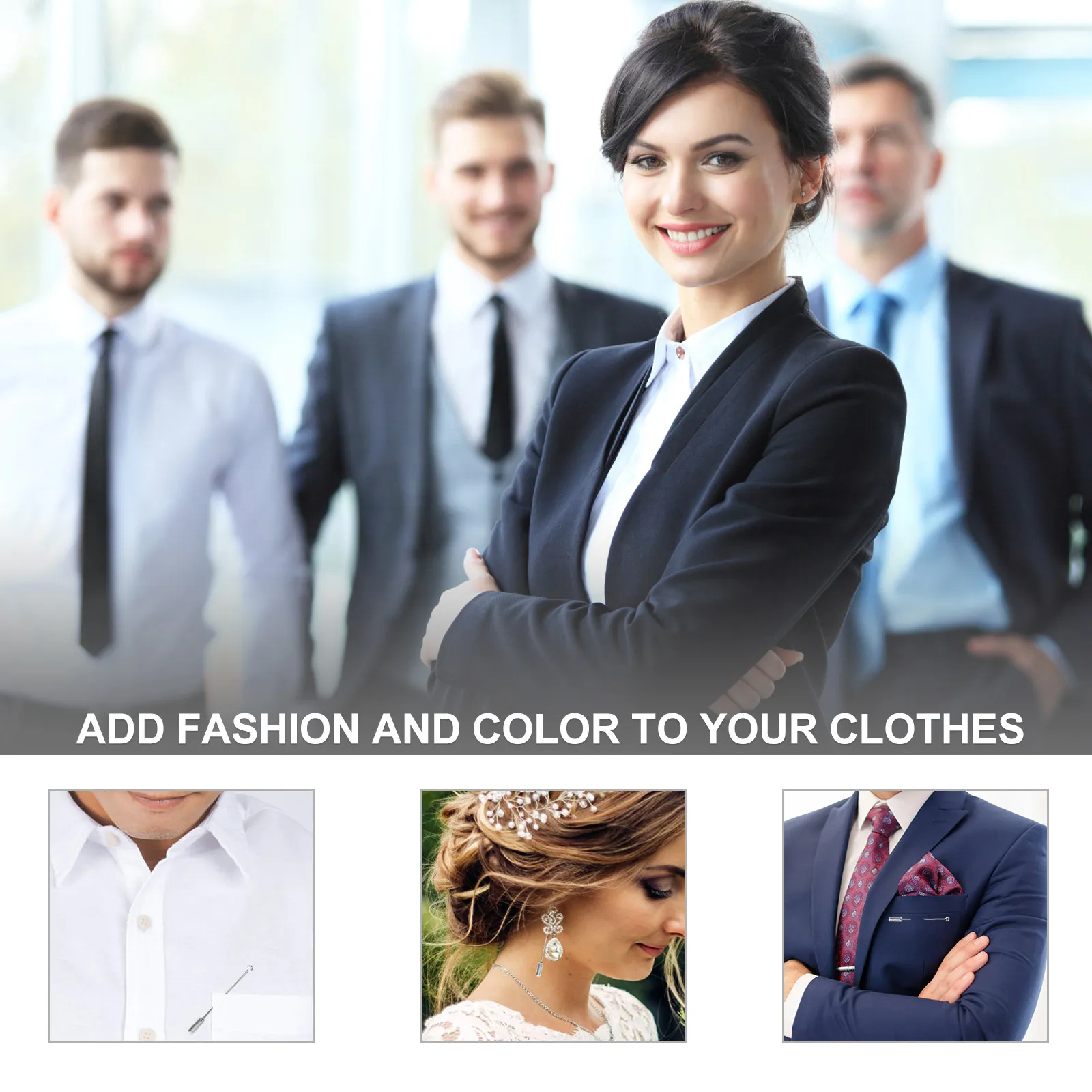 

20 шт. медных булавок-брошей ручной работы, модные длинные булавки для шляп, свадебных платьев, костюмов, украшения воротников, ювелирные изделия