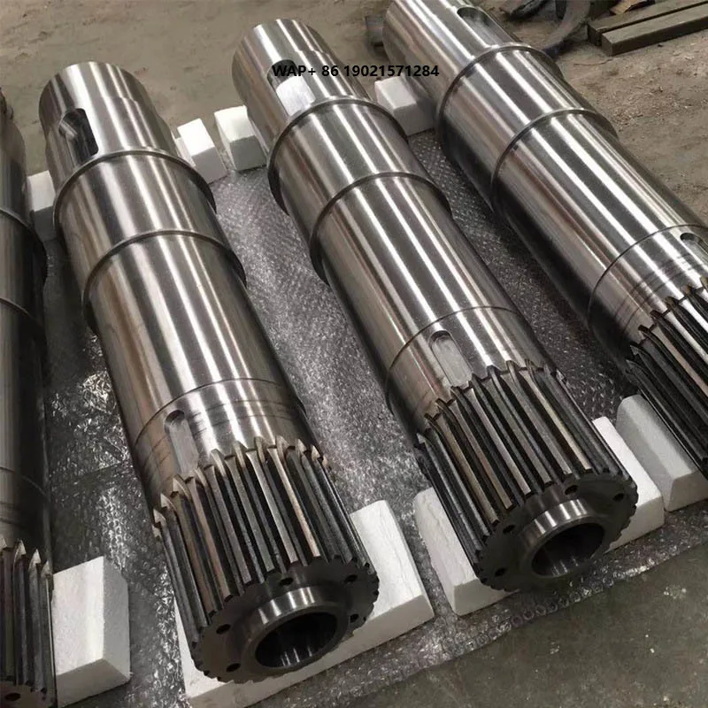 

Top Quality Customized Steel Shaft Factory Price OEM Forged Shaft Gear Spline Shaft
