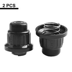Battery Button Button Cover Ignitor Cap Plastic Stove Generat 2pcs Black For BBQ Gas Grill High Quality Eating