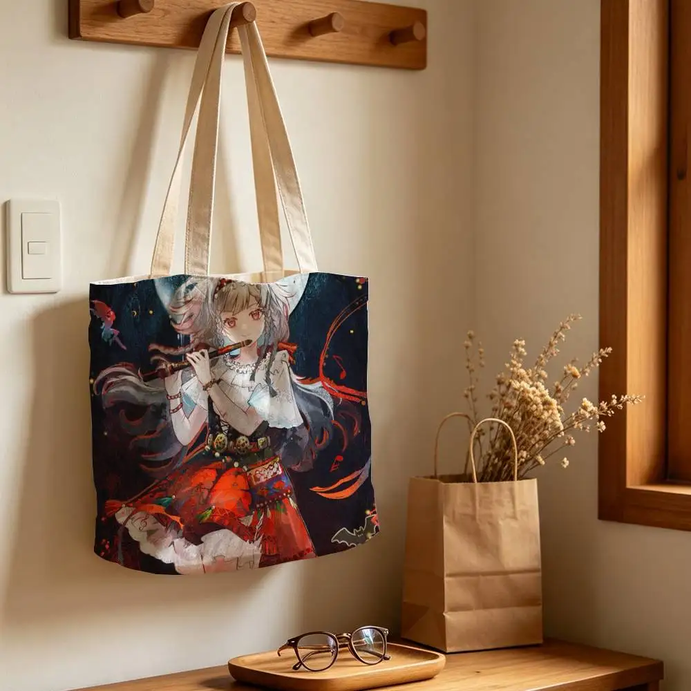 R-Reverse 1999 Game  Reusable Foldable Canvas Tote Bag for Shopping and Daily Use