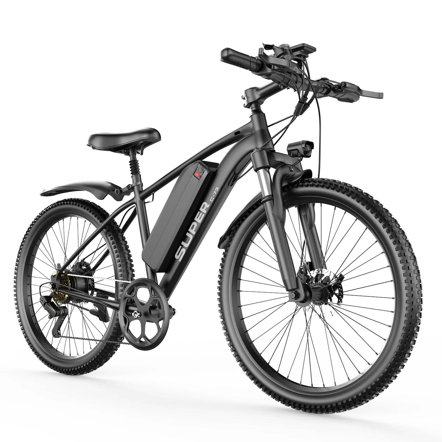 Vélo électrique SUPER G-73 Pedelec - 250W, batterie amovible 48V 13Ah, pneus 26*19,5 pouces, 25 km/h, vélo électrique pour adultes conforme aux normes européennes