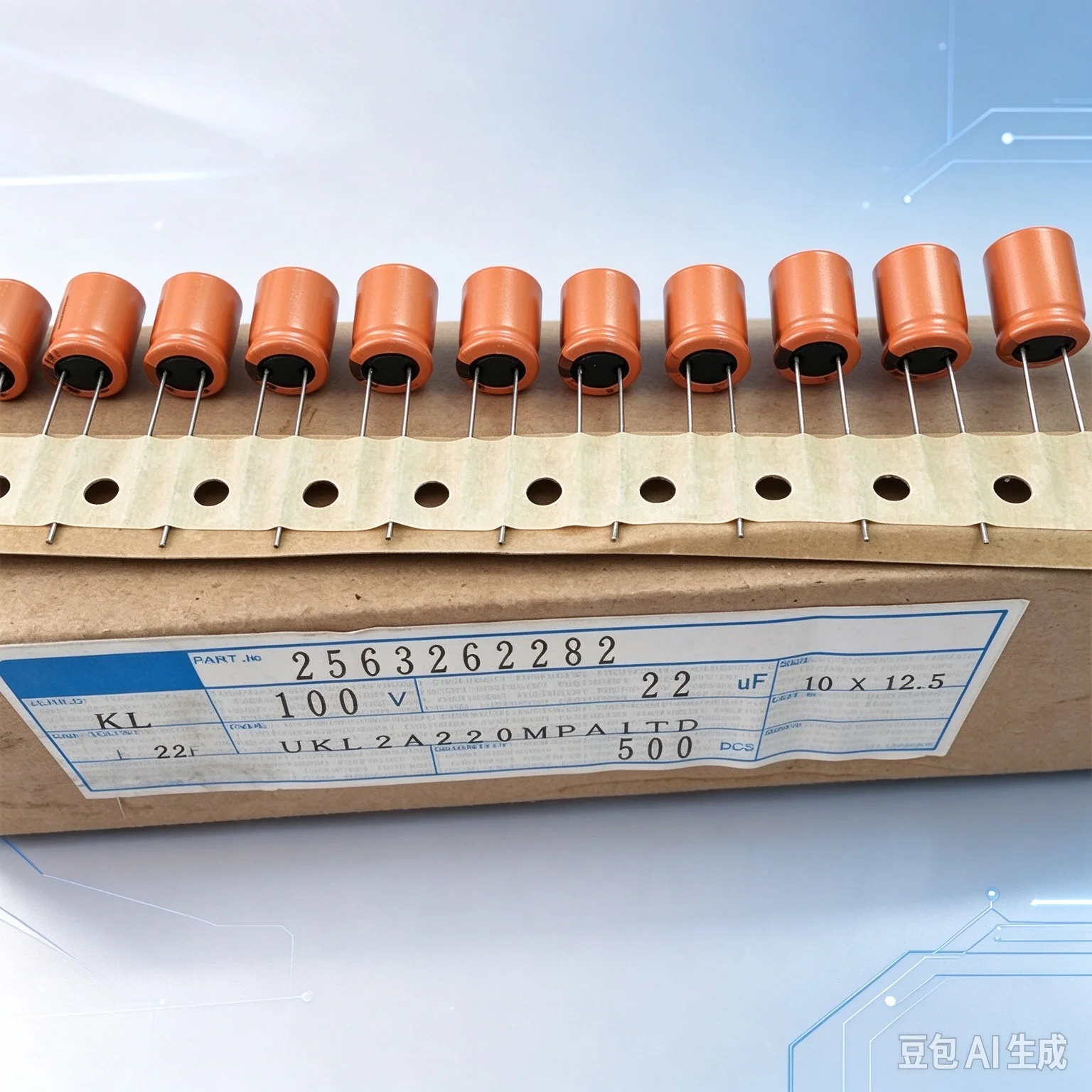 Premium for Nichicon KL(M) 22uF 100V Audio Electrolytic Capacitor  200pcs