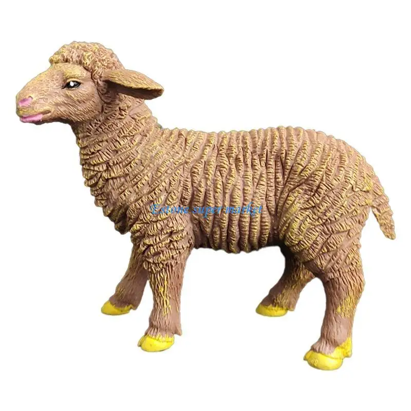 090B Realistic Hand Painted Toy Figurine Model Mini Decoration for Kids Education Collection Decoration Gift Eduactional