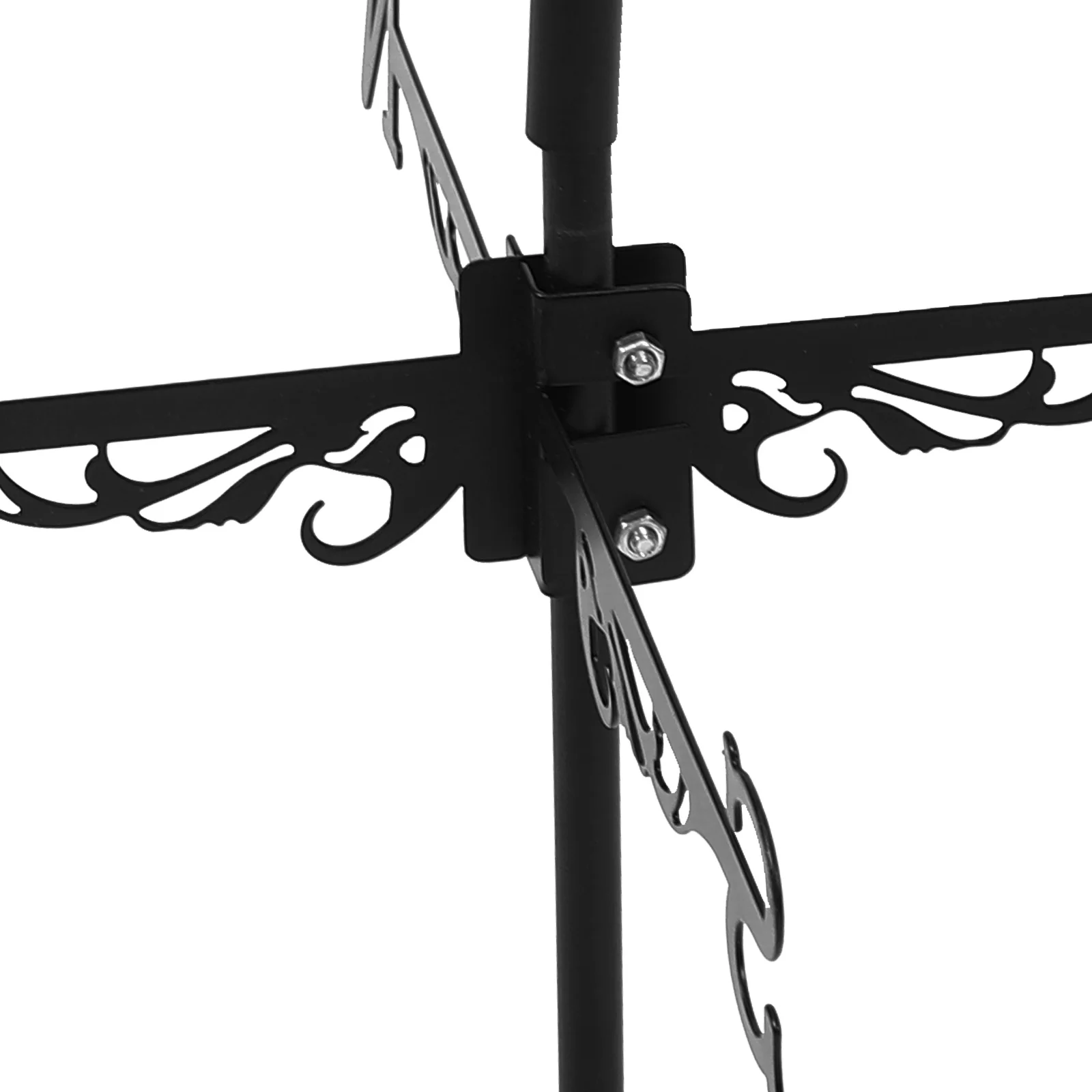 

Wind Vane Weathervane Iron Garden Decoration Yard Decor Outdoor Wind Direction Indicator Metal Ground Insert for Lawn Patio Roof