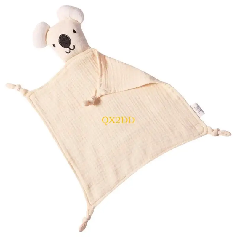QX2D Soothe Appease Towel Baby Comforters Blanket Cuddle Snuggle Toy Cotton Sleep Toy