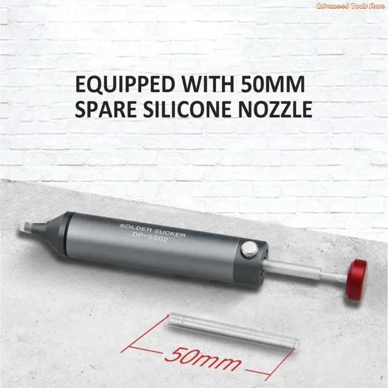 Desoldering Solder Sucker SMT IC Pickup Remover Tool with Silicone Nozzle W91B