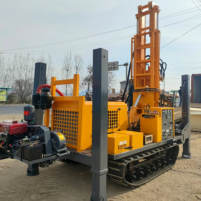 

Customized Self-Propelled Crawler Water Well Rig – 200m Deep, High Torque Output