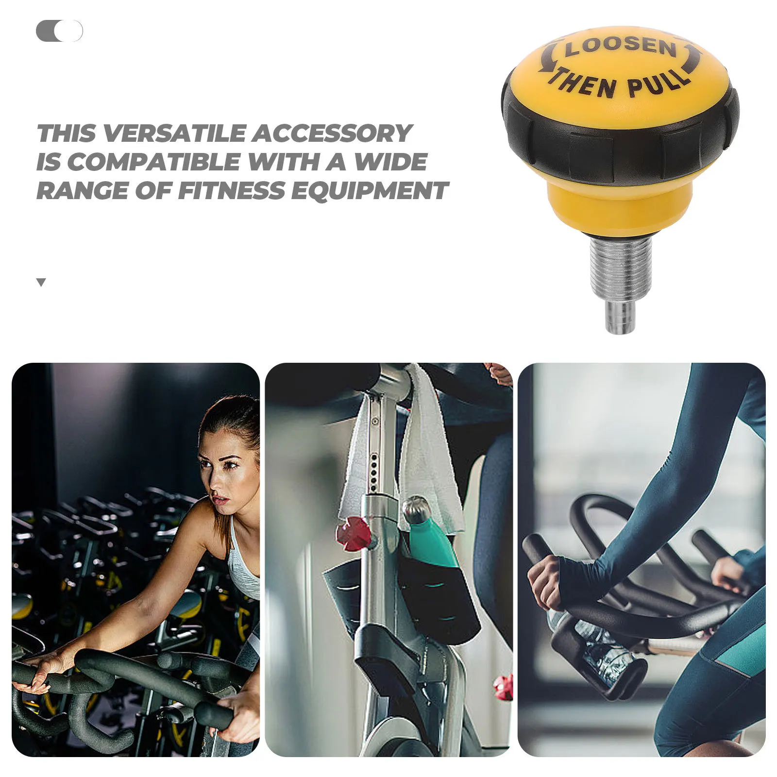 سحب دبوس مقبض الكرة على شكل الدورية اللياقة البدنية ممارسة الدراجة استبدال جزء دائم Abs التثبيت السريع لمعدات الصالة الرياضية المنزلية