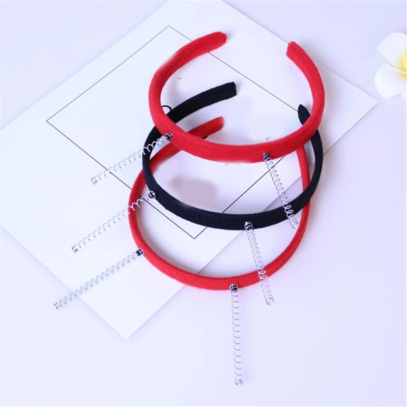 10pcs Plastic Headband Hair Head Hoop Headband Hair Band Coloful Headwear for Blank Base Setting Hair Jewelry DIY Accessories