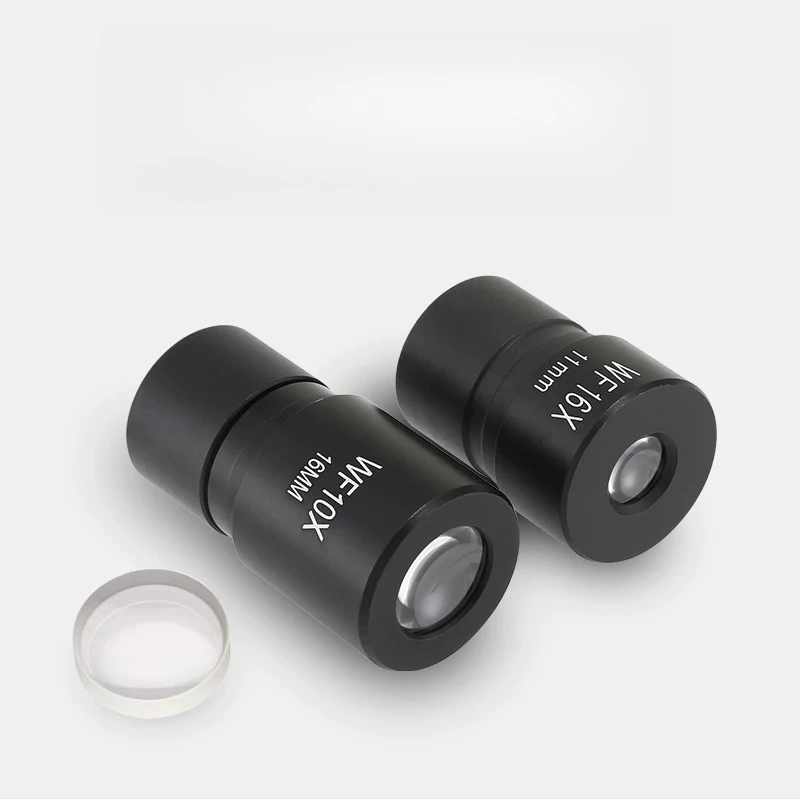 2PC 10/16x Wide Field Biological Microscope Eyepiece 23.2mm Mounting Size Microscope Eyepiece Accessories