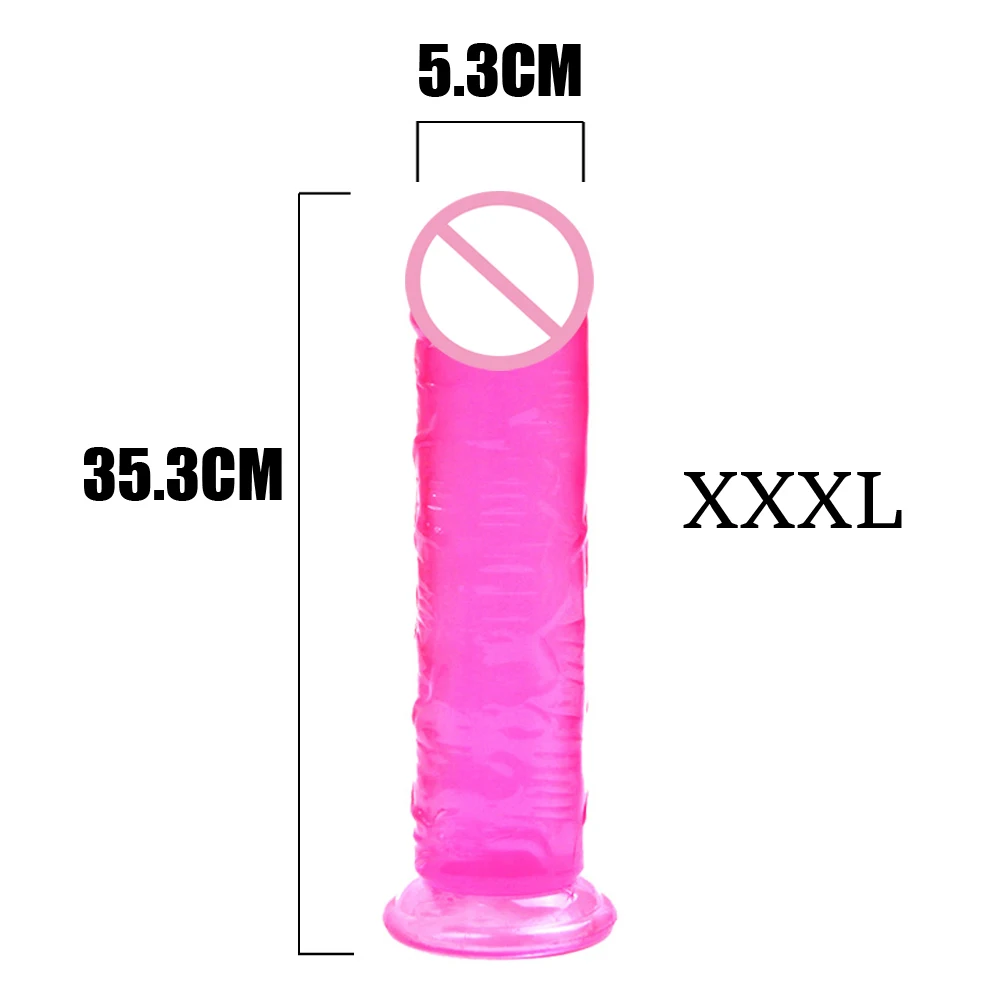 Cock Sex Toys Gode Adults 18 Anal Dildo God Rubber Penis Strap-on Realistic Big Shop Silicone Women Plug Butt​ Woman Glass