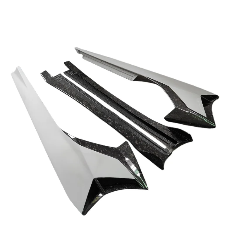 

Полукованая боковая юбка из углеродного волокна в стиле SVJ для Lamborghini Aventador LP700 LP720 LP750 2011-2015, комплект кузова