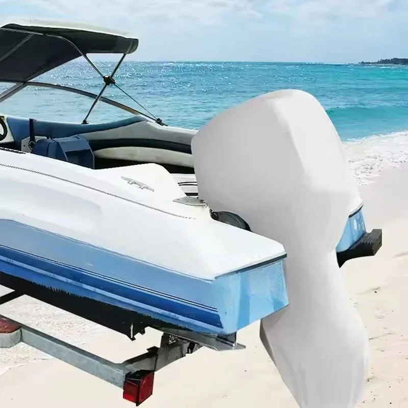 Outboard motor cover, assault boat external engine, boat cover, rainproof Oxford cloth, yacht engine protective cover