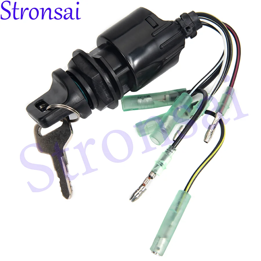 Ignition Switch with Key Replacement Fit Honda Outboard 15-225HP BF115 BF135 BF150 BF200 BF225 Remote Control Box 35100-ZV5-013