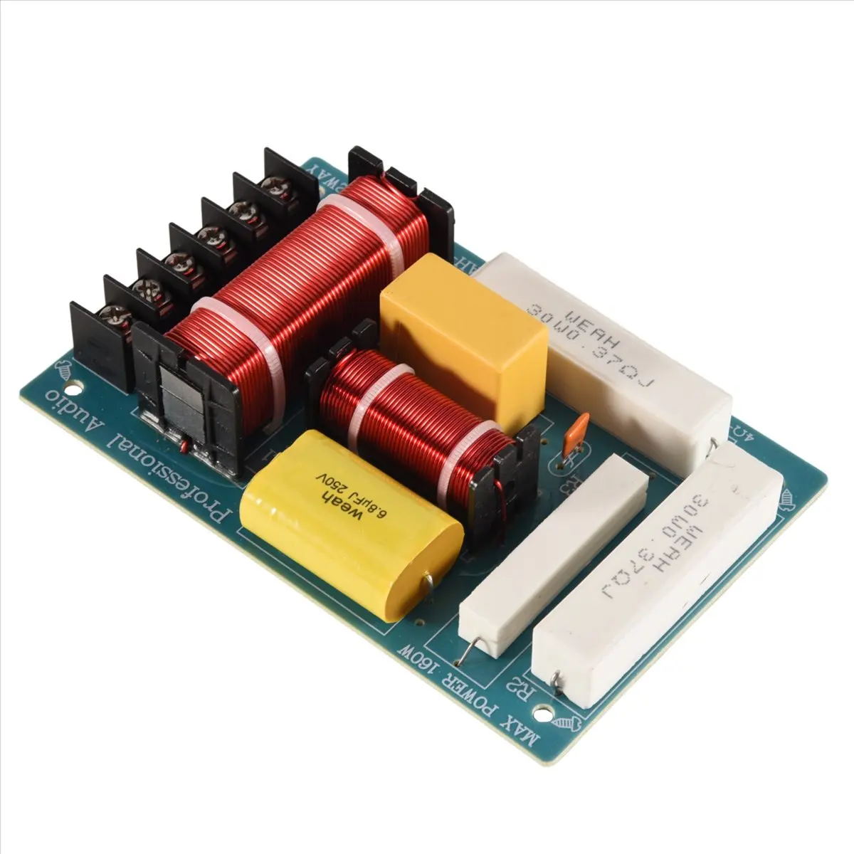 A99X 200W Speaker Crossover 2 Way High-Low 8 Ohm Frequency Divider for 10 Inch Speaker