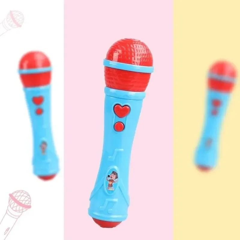 Children Plastic Simulation Microphone Toys Sound Amplifier Toy Gift Early Enlightenment Education Karaoke Musical Toy for Kids