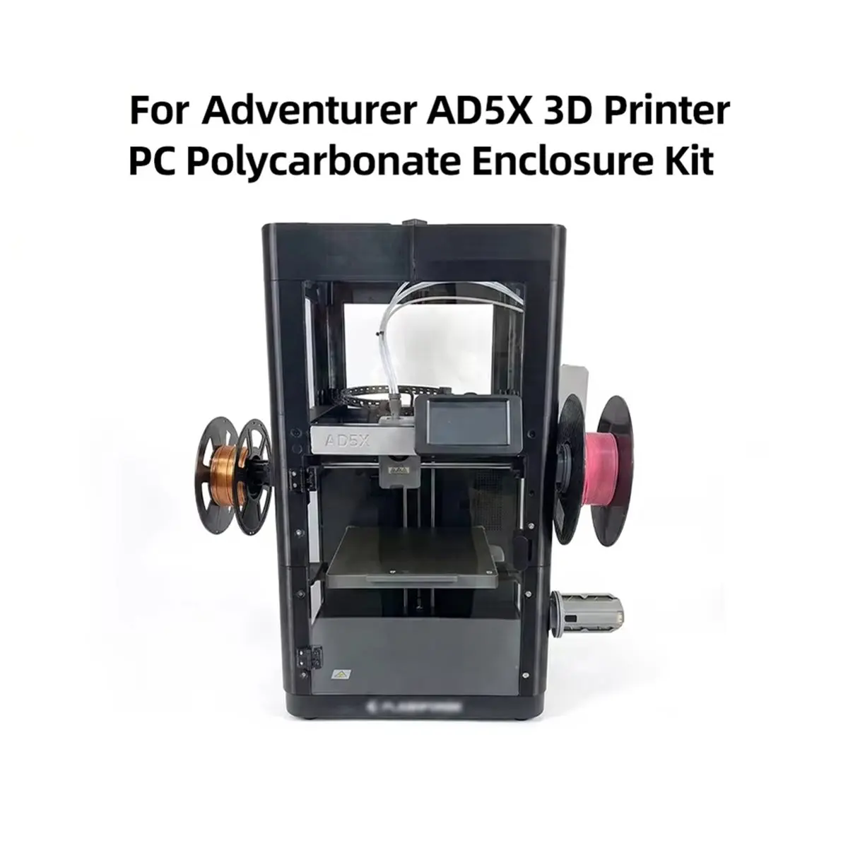 (DT37) For Flashforge Adventurer AD5X 3D Printer Enclosure Kit Insulated and Dustproof PC Protective Cover Kit for AD5X
