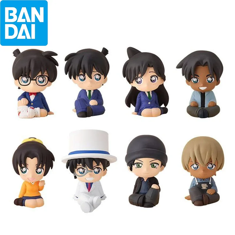 Bandai Genuine Detective Conan Figure Toys Anime Character Rachel Moore Jimmy Kudo Hattori Heiji Model Decoration Kids Gifts