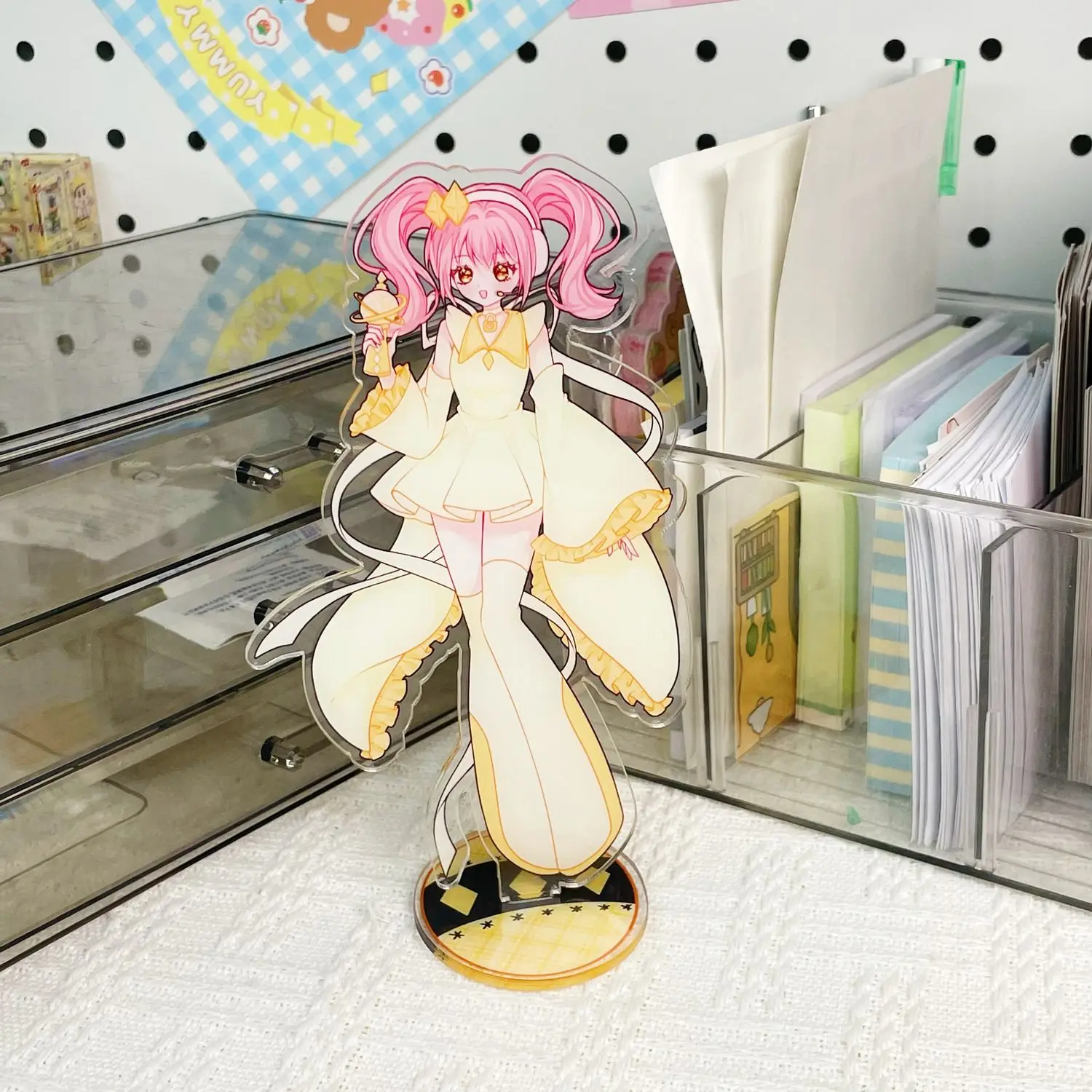 Shugo Chara Anime Acrylic Stand Hinamori Amu Desktop Display Accessories Cartoon Peripheral Kawaii Room Ornament Collection Gift