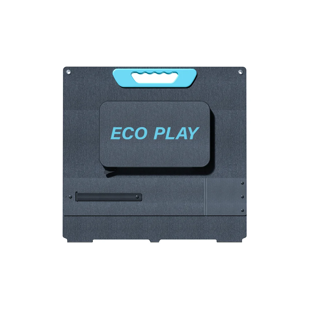 ECOPLAY 200 واط الألواح الشمسية المرنة في الهواء الطلق إمدادات الطاقة في حالات الطوارئ IP65 مقاوم للماء المحمولة حقيبة قابلة للطي للتخييم RV الصيد #5