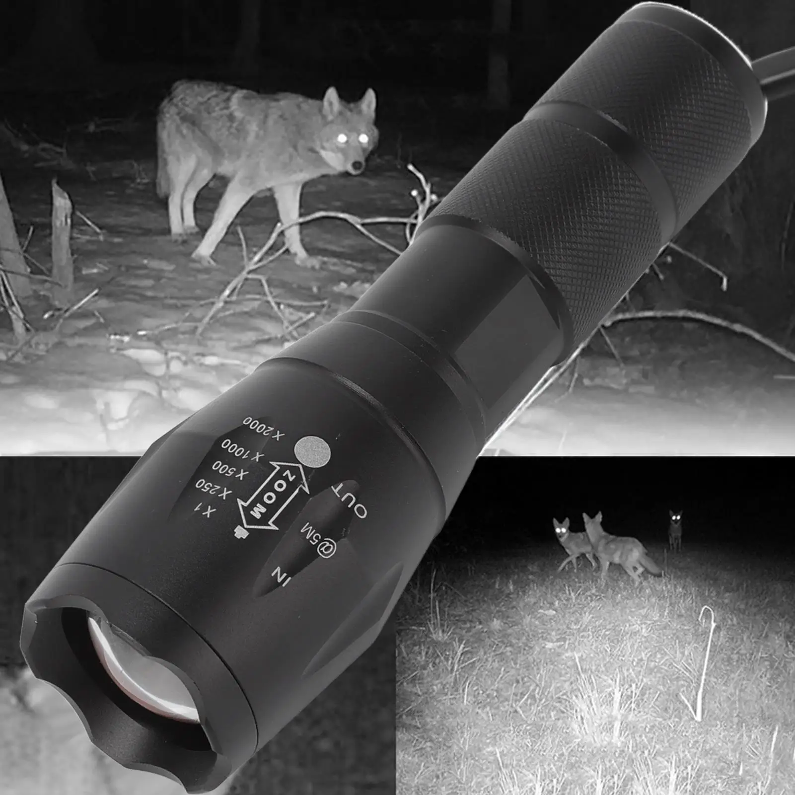IR Flashlight Night Vision Torch for outdoor Portable