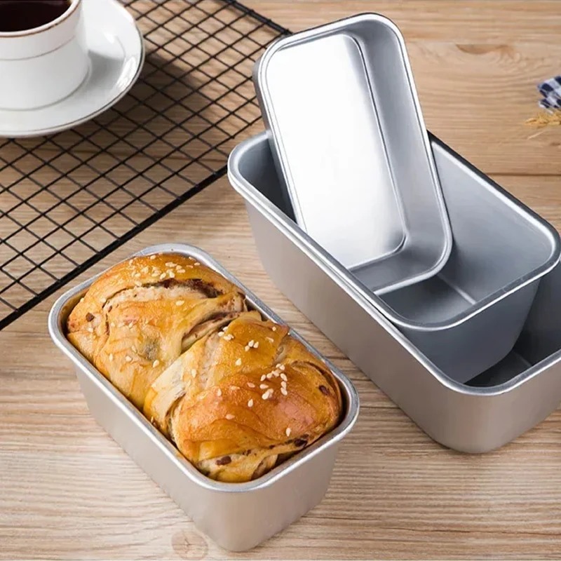 Kitchen Bread Baking Loaf Pan Cake Mold Non-Stick Aluminum Alloy Rectangle Bread Pan Homemade Bread Baking Mold Bakeware Tools