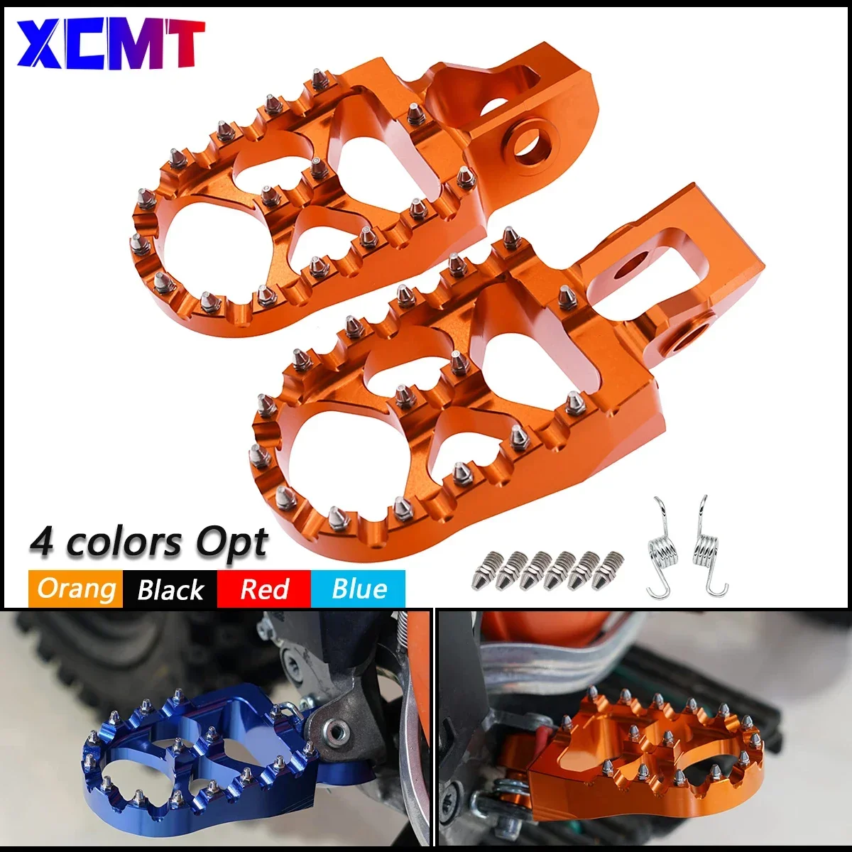 

Motorcycle Foot Pegs FootRest Footpegs Rests Pedals For KTM EXC EXCF XC XCF SX SXF 85 125 150 200 250 300 350 450 530 2017-2023