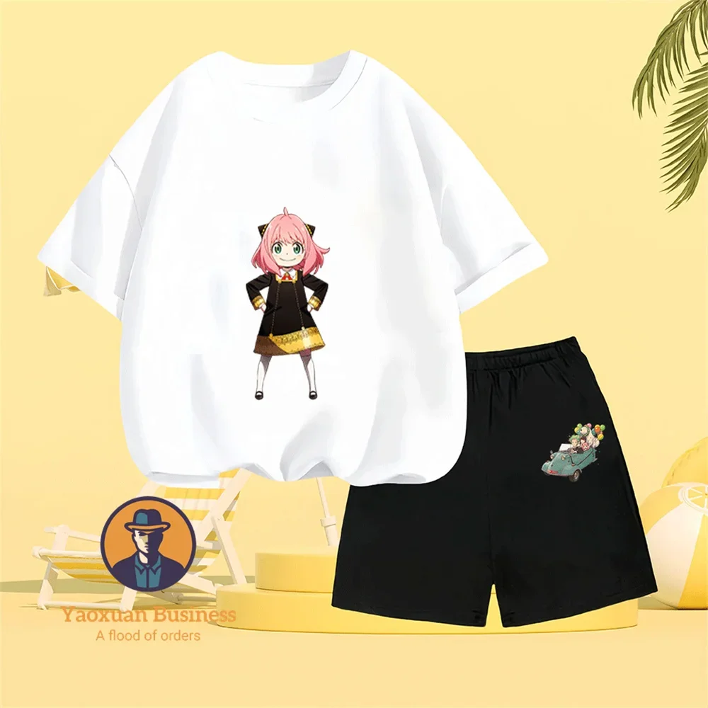 conjunto-de-verao-em-algodao-para-meninos-e-meninas-de-2-a-14-anos-spy×family-com-estampa-de-desenho-animado-em-promocao