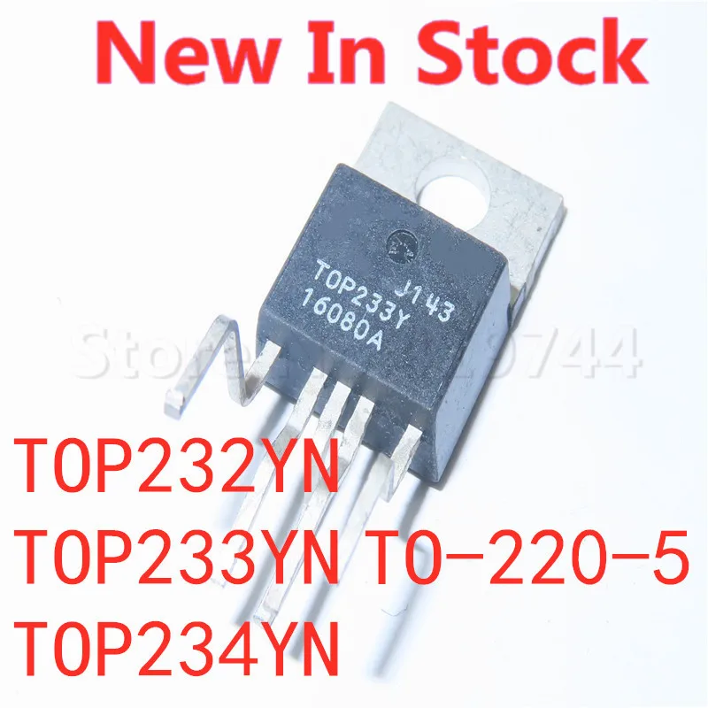 5PCS/LOT TOP232YN TOP232Y TOP233YN TOP233Y TOP234YN TOP234Y TOP232 TOP233 TOP234 TO-220-5 Power Management Module In Stock