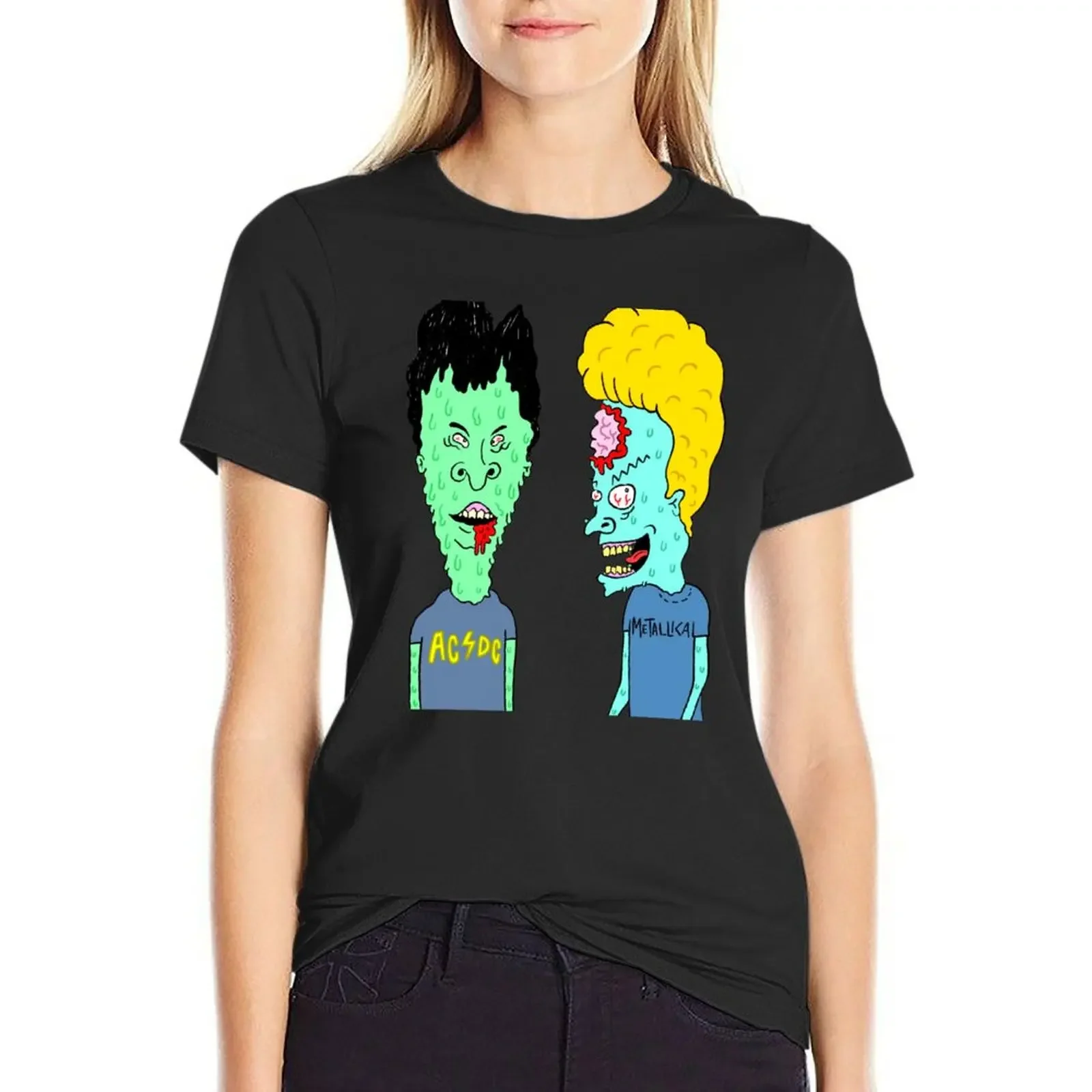 

Beavis and Butt-Head - MTV T-Shirt Blouse cute tops kawaii clothes Women's summer blouses 2025