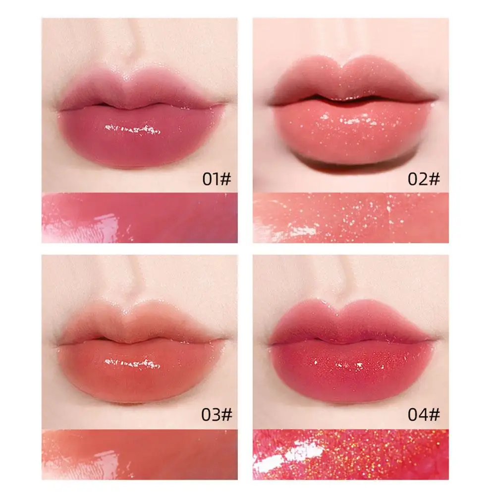 LANBENA 4 Colors Moisturizing Lipglaze Beauty Lip Gloss Long Lasting Waterproof Lipstick Make-up For Women Cosmetic Red Lip Tint