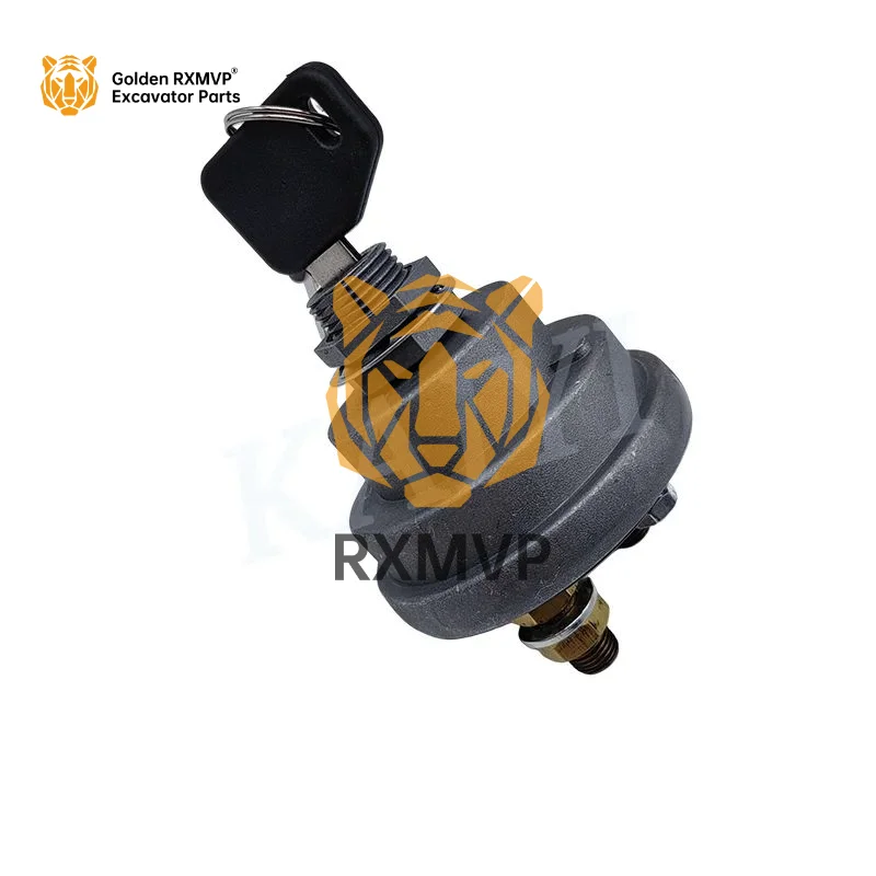 For Hyundai R 80/150/215/220/225/305-7/9 Power Main Switch Lock Head with Key Excavator Accessories