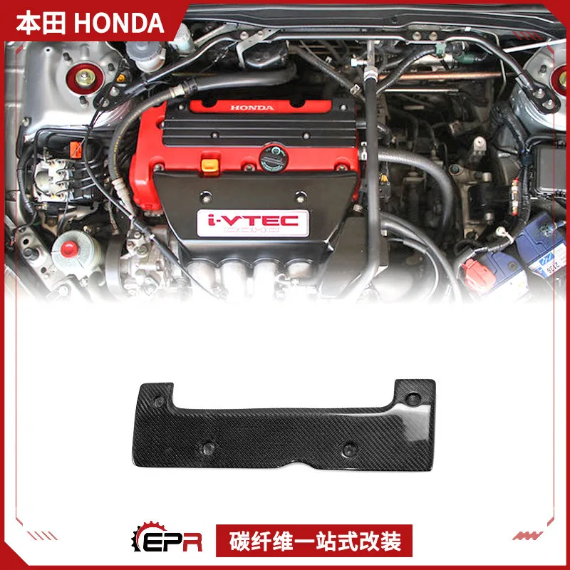 

For Honda Integra DC5 EP3 automotive modification, carbon fiber red head engine spark plug cover