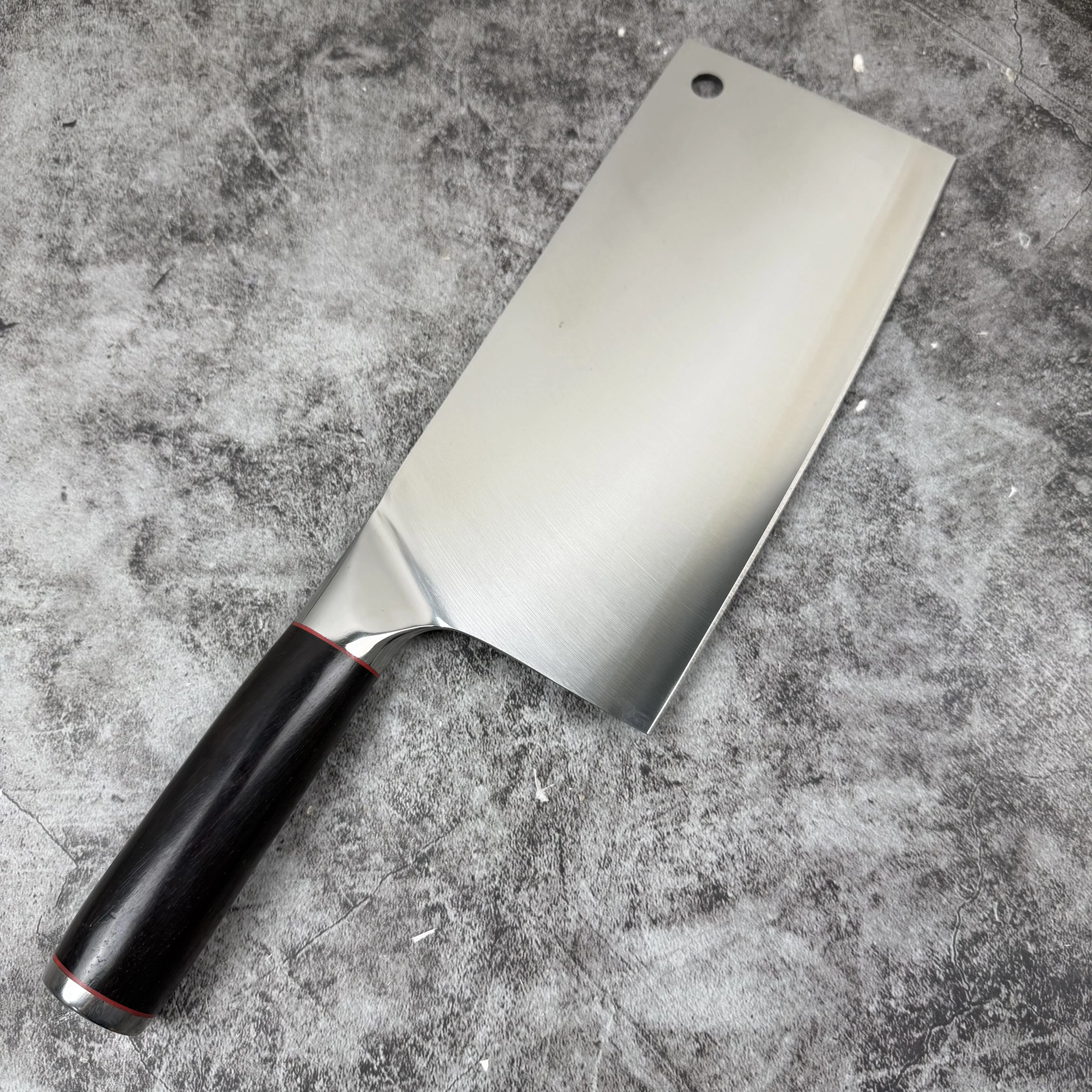 8 Inch Chopper Knife Welding DC53 Die Steel Blade Wood Handle Chef Cleaver Chopping Slicing Kitchen Knife Meat And Poultry Tools
