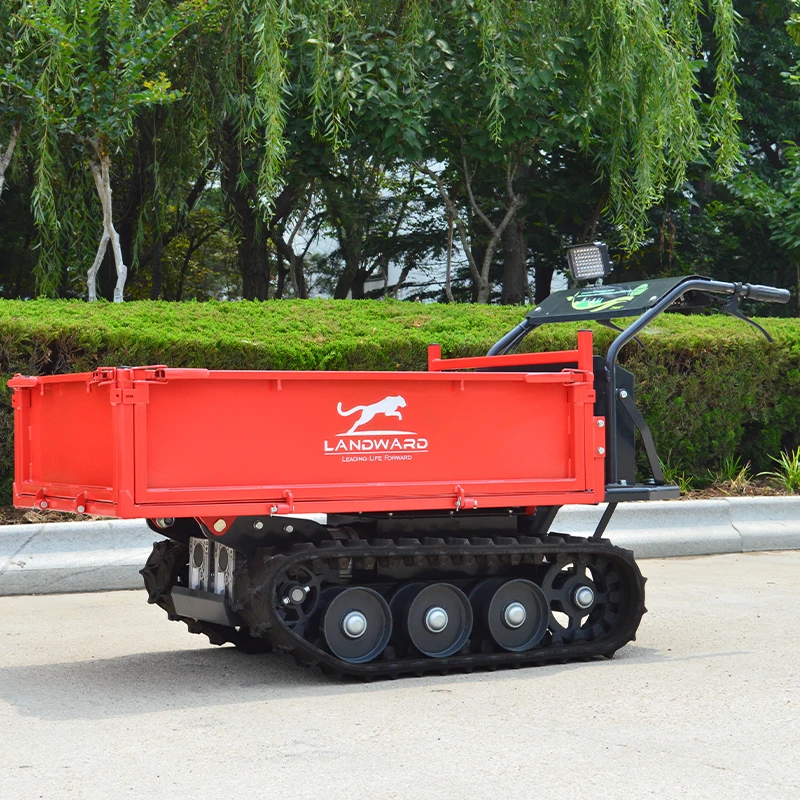 Hot cheap small mini crawler dumper 1ton dumping truck Mini Dump Truck Manual Electric Crawler Dumper For Construction Customize