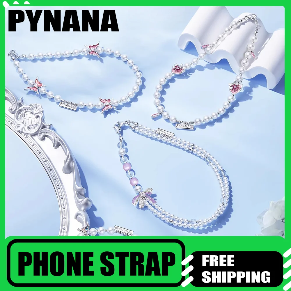 

PYNANA Fenana, высококачественная цепочка для мобильного телефона с бисером, ремешок с косым пролетом, подходит для Apple Huawei, аксессуары для чехлов для мобильных телефонов