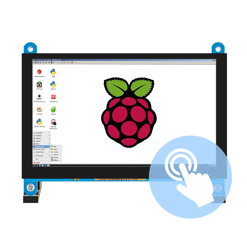 

5-дюймовый мини-монитор TFT для ноутбука, 800x480, ЖК-дисплей с высоким разрешением для ПК, Raspberry Pi, ноутбука, PS4, Xbox, коммутатор, совместимый с HDMI