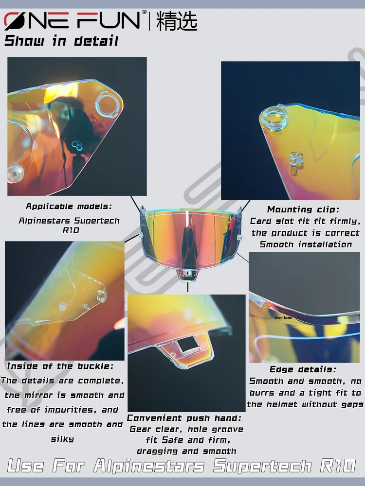 Рисунок 3 - R10 фотохромный козырек для шлема
