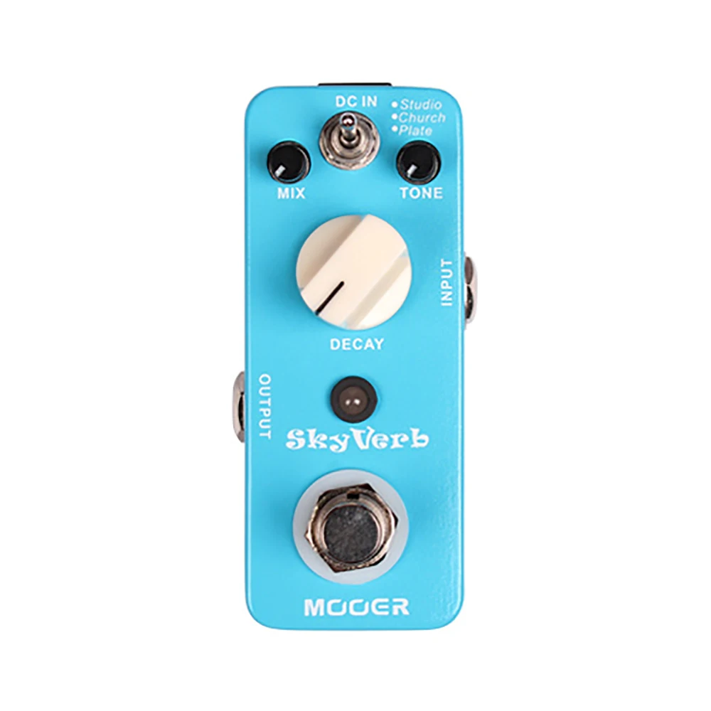 

Mooer MRV2 Skyverb Guitar Effect Pedal for Electric Guitar Digital Reverb 3 Modestrue Bypass Pedal Guitar Accessories