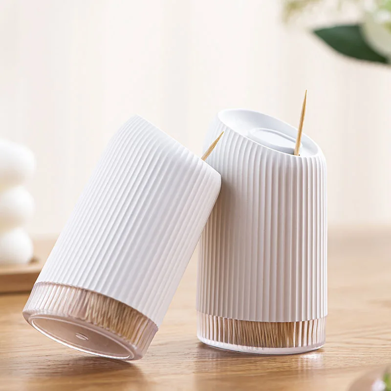 Home Luxury Toothpick Box, High-end Personalized Creative Toothpick Tube, Desktop Decoration, and 300 Toothpicks as a Gift