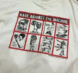 1999 Rage Against The Machine Albums Shirt Classic White Unisex S-5XL NE2062