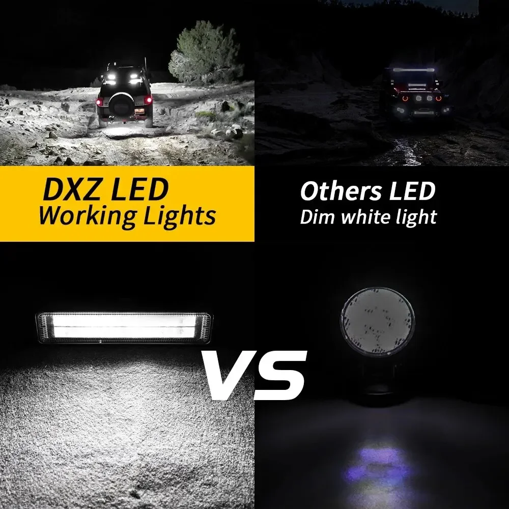 New 28LED 84W Work Light Bar 9-80V Flood Lamp Driving Fog Offroad LED Work Car Light For Ford Toyota SUV 4WD Led Beams image 3