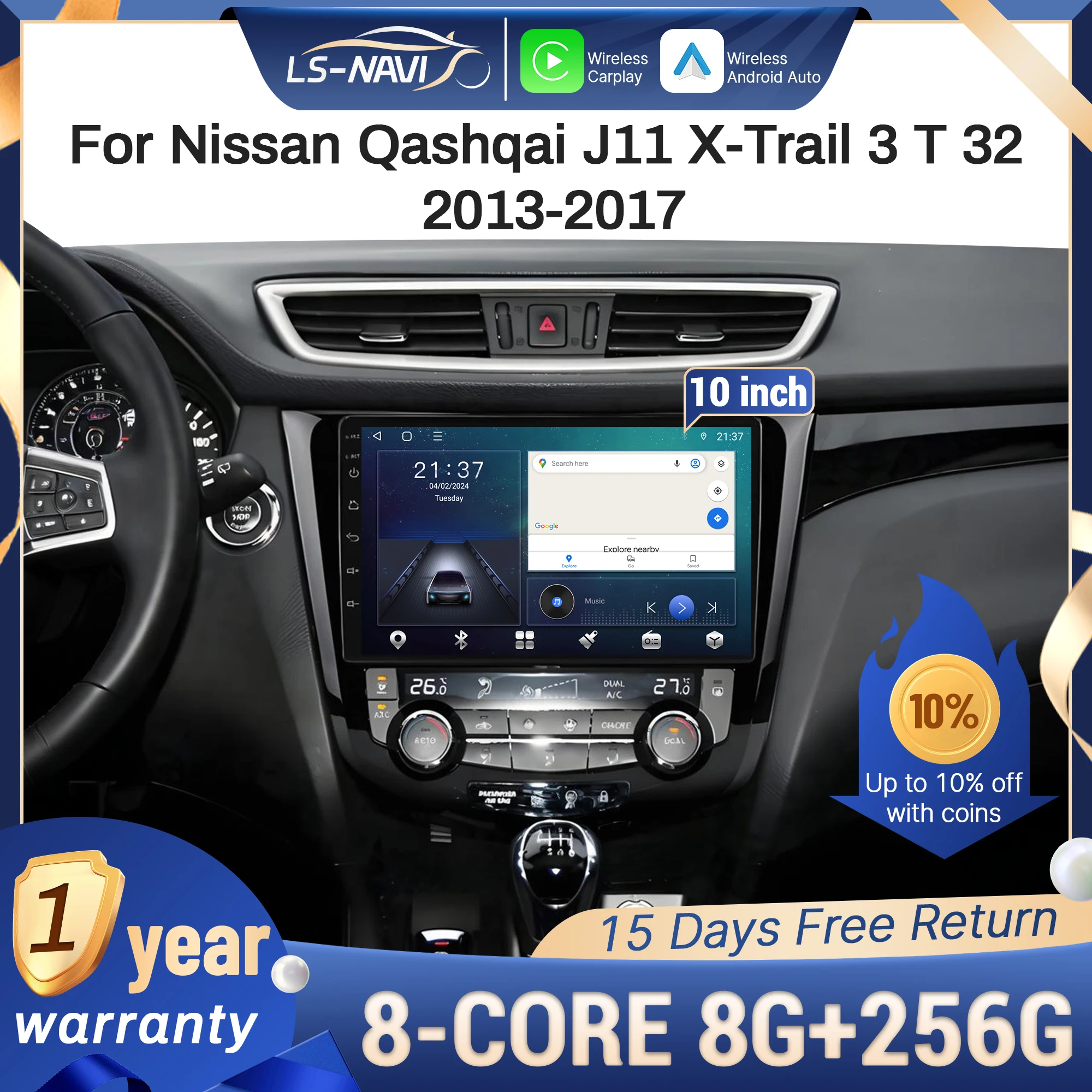 Carplay Wireless 4G…