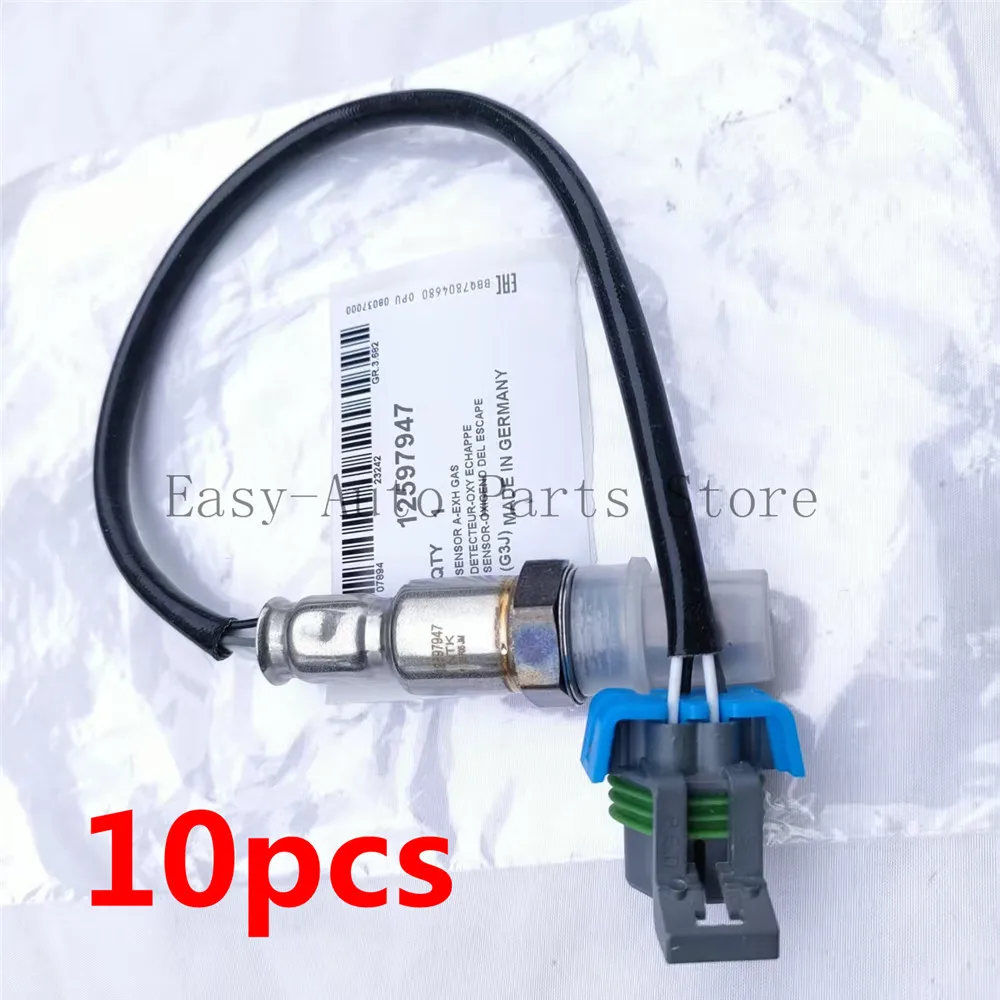 10pcs Downstream Air Fuel Ratio Lambda O2 Oxygen Sensor For Buick Chevrolet GMC Hummer Isuzu Pontiac 12604538 12604575 12597947