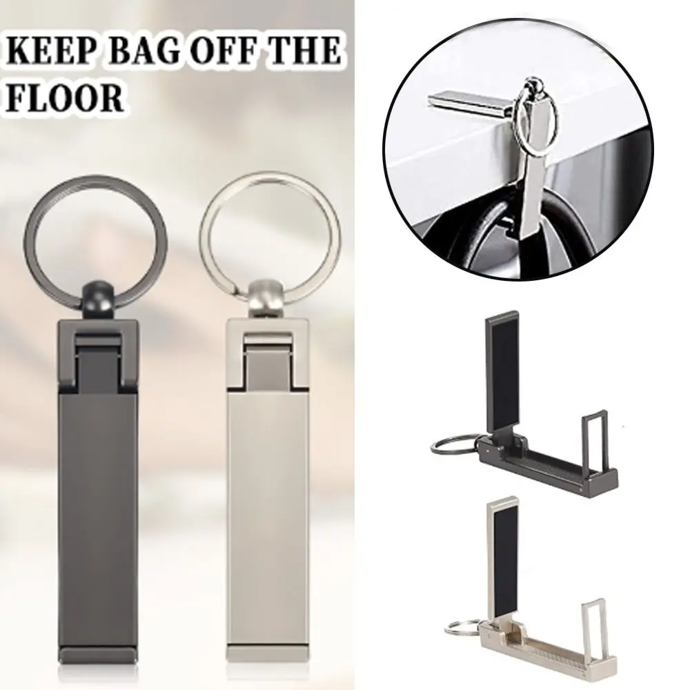 New Multifunctional Bag Hangers Purse Hook for Table Foldable Instant Bag Purse Hook Handbag Table Hanger Holder with Carabiner